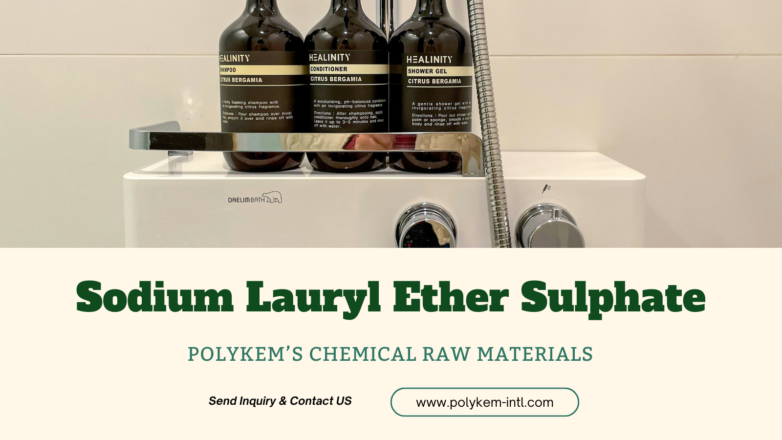 信頼できる界面活性剤パートナー: Polykem' ラウリルエーテル硫酸ナトリウム (SLES)